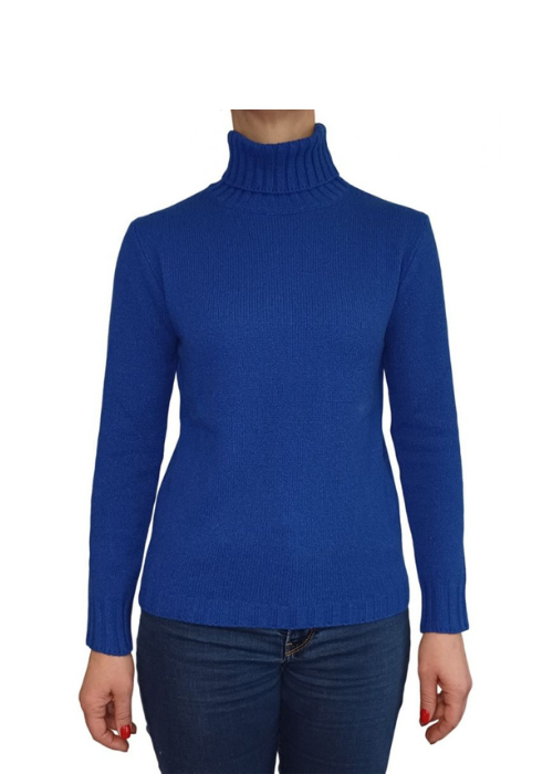Maglia Donna Collo Alto Cashmere Rigenerato-9