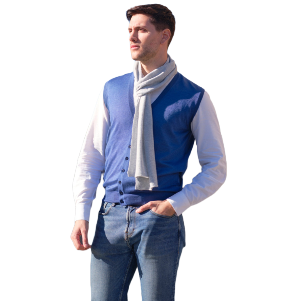 100% Cashmere Men's Scarf-1