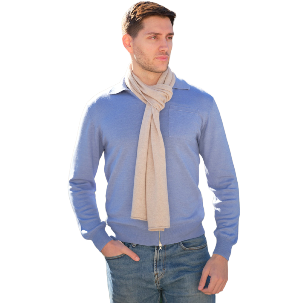 100% Cashmere Men's Scarf-2